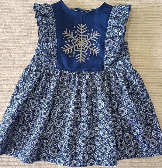 Shweshwe Snowflake Dress