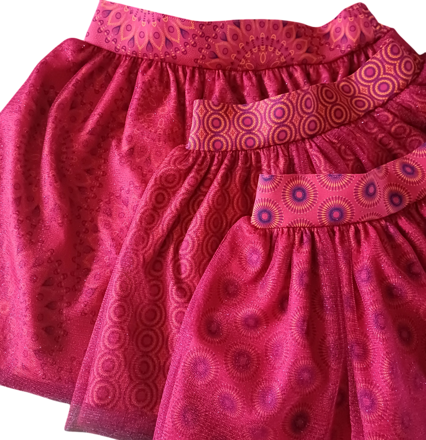 Shweshwe Skirts with Tulle