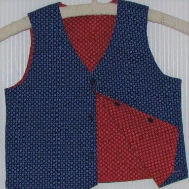 Shweshwe Double-sided Vests