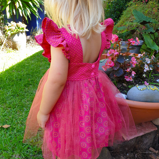 Poppy dress with tulle