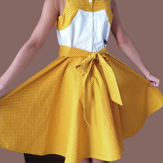 Shweshwe Swirl Dress